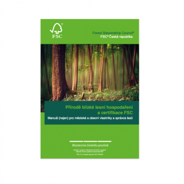 a picture of a front page of the new FSC Czech forestry manual